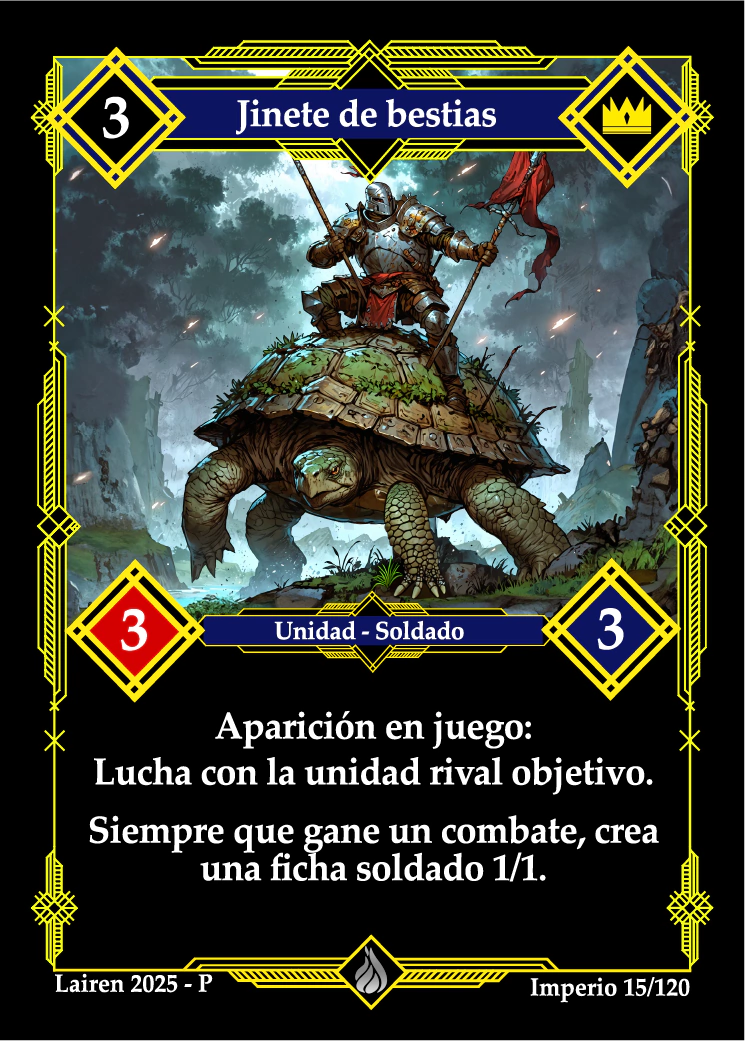 015 Jinete De Bestias Precon Djinn/Soldado