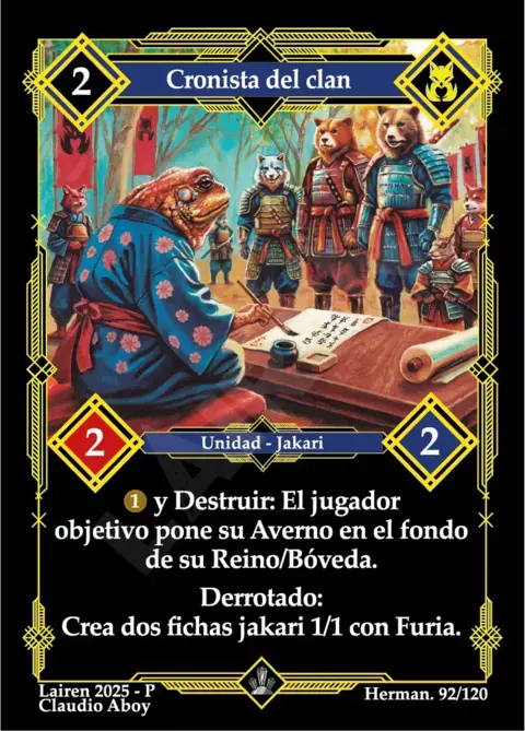 092 Cronista Del Clan