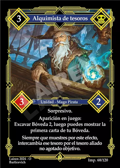 068 Alquimista De Tesoros Precon Mago/Pirata