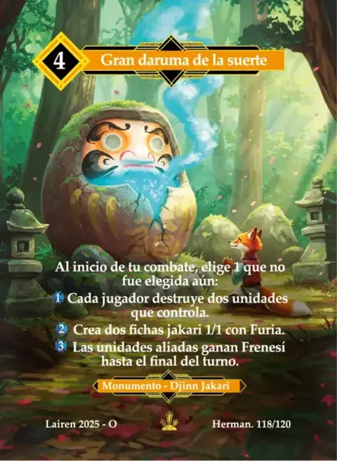 118 Gran Daruma De La Suerte Full Art