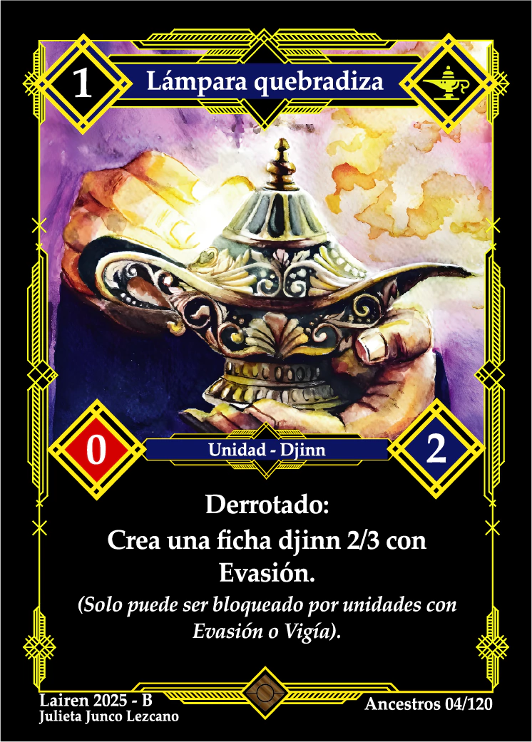 004 Lampara Quebradiza Precon Djinn/Soldado