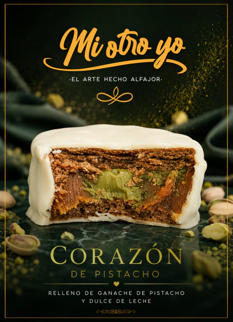 Box Pistacho - 6 Alfajores