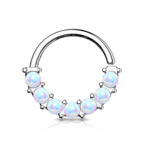 Piercing Sin Fin Piedras Ópalo
