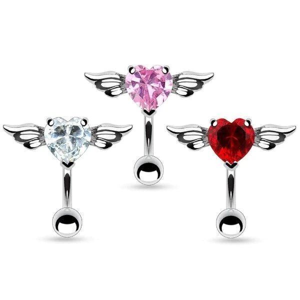 Piercing Ombligo Corazón Invertido