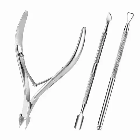 Kit de Manicure Profissional em Aço Inoxidável