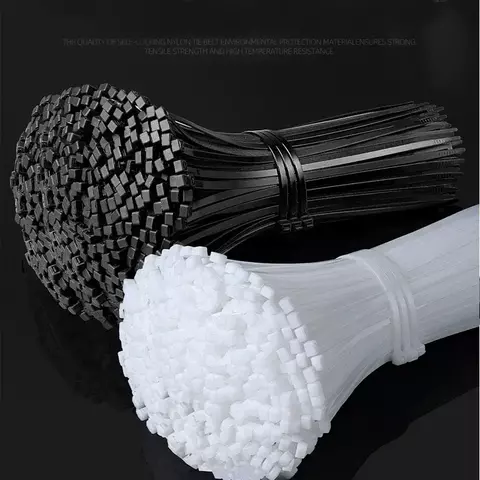 TidyZip™| Bridas de Nylon (Cierres de Cremallera) - Máxima Fijación para Cables y Organización Automotriz