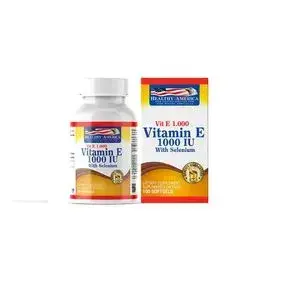 Vitamina E 1000 IU 60 capsulas Healthy America