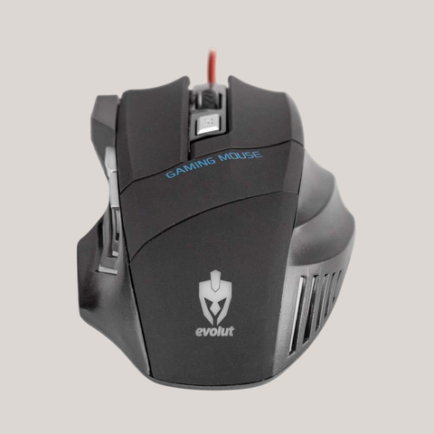 Mouse Gamer Evolut Eg-103rb Predator Rgb 2400 Dpi 06 Botoes - comprar online