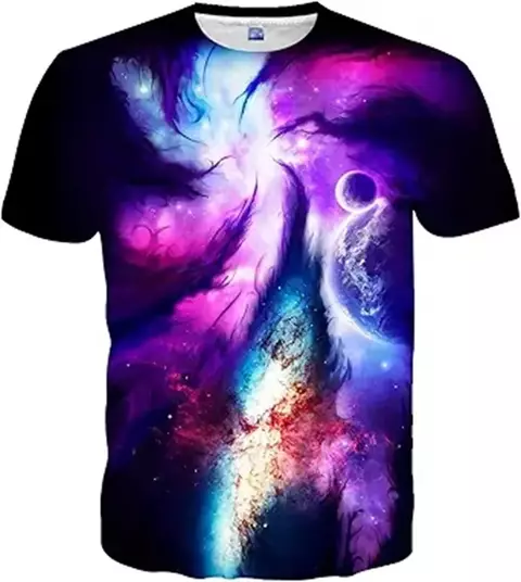 Moda psicodélico padrão gráfico camiseta masculina 3d impresso arte