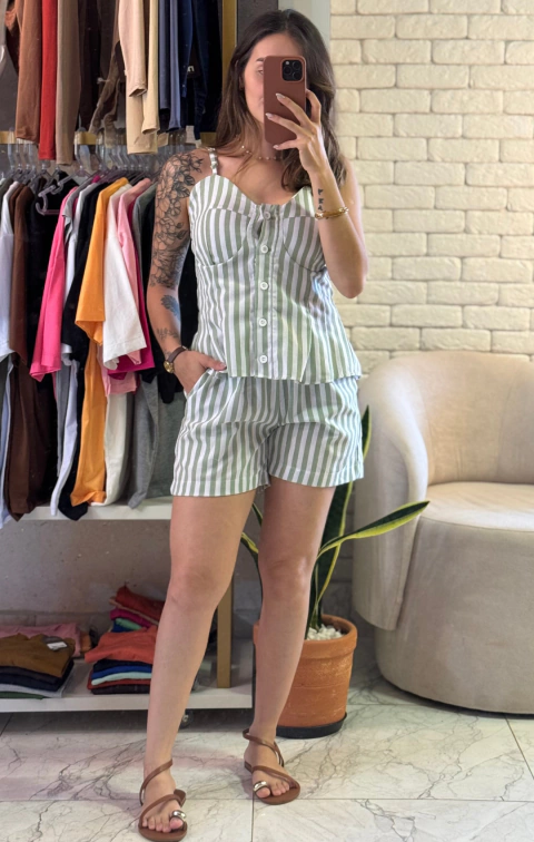 conjunto listrado Breeze