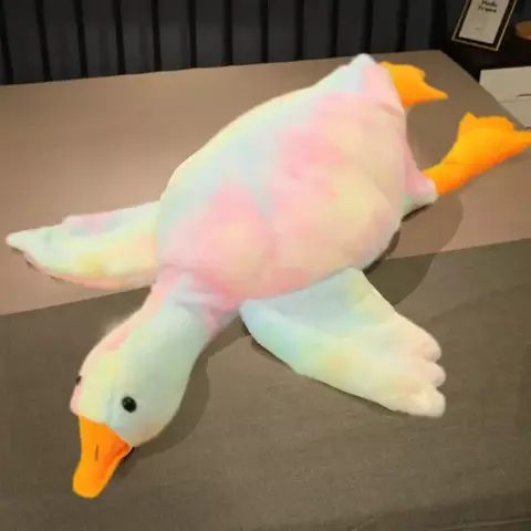 50-190cm grande abraço marrom animal de pelúcia pato kawaii gigante ganso brin
