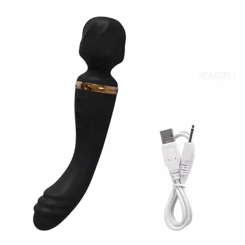 Vibrador de 2 motores para mulheres, ponto g, clitóris, estimulador, usb, recar
