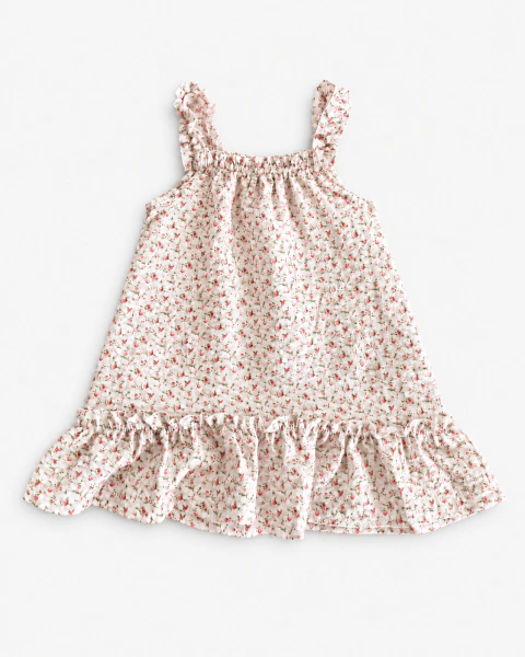 Vestido Cloqué | Blanco