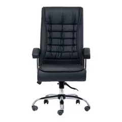 Kit Cadeiras de Escritório, 1 Cadeira Presidente Big + 2 Fixas Preta - loja online