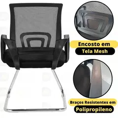 Cadeira de Aproximação Escritório Detroit Fixa na internet