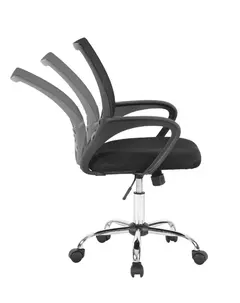 Cadeira Escritório Diretor Vitta Basic Mesh Preta - comprar online
