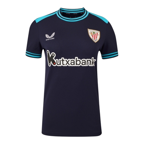 Camisa Athletic Bilbao II 25/26 - Torcedor Castore Feminina - Azul