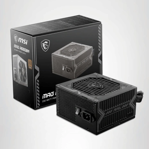 Fuente de Poder MSI MAG A550BN 550W 80 Plus Bronce