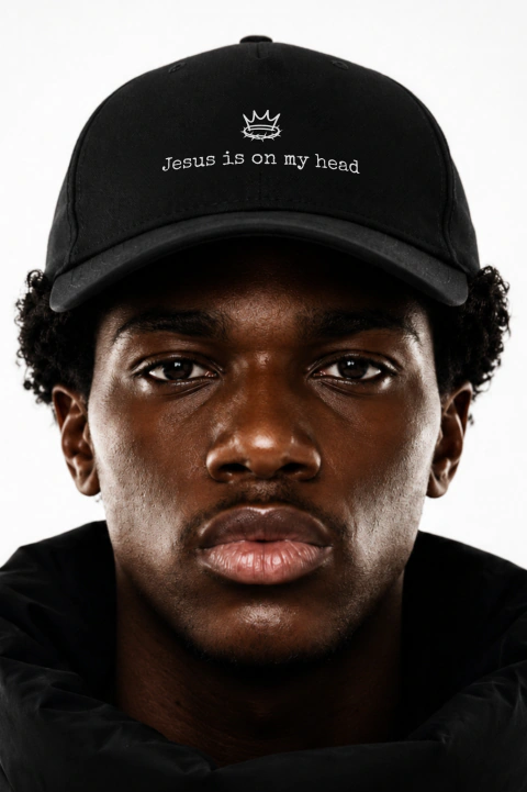 Boné Jesus is on My Head Preto