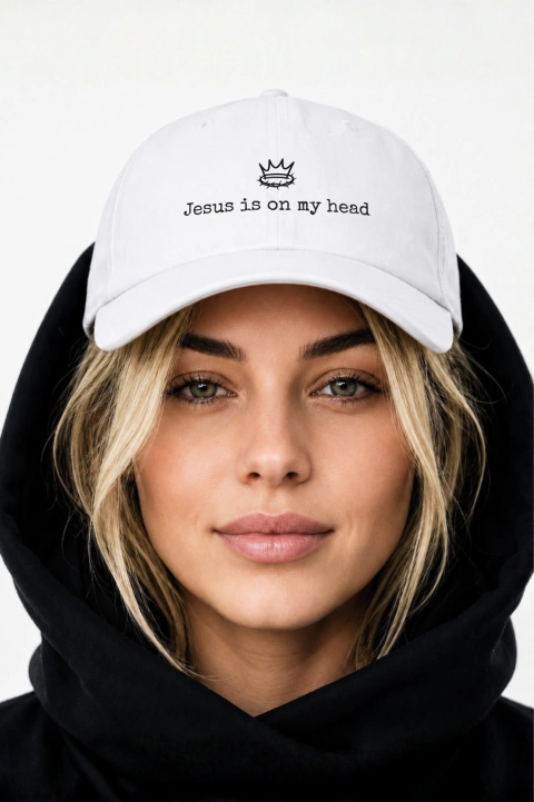 Boné Jesus is on My Head Branco