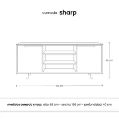 Comoda Sharp - tienda online