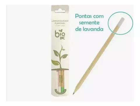Lápis preto Biodac Plantavél 2 unidades - comprar online