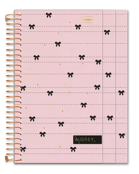 CADERNO COLEGIAL CRIATIVO 63G 100FL - 3 EM 1 AUDREY - comprar online