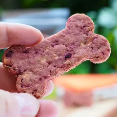 Biscoito de Pernil, Beterraba e Maçã na internet