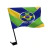 Bandeira para Carro com Haste Tecido Oxford 45x30cm - 4x0