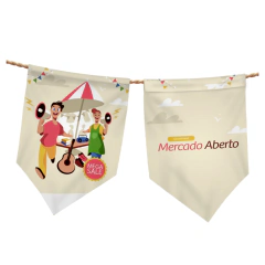 Bandeirolas Couchê 250g Chanfrada Sem Verniz 20x28cm - 4x4