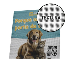 Lonas Wideprint Perfurada Metro Quadrado - 4x0