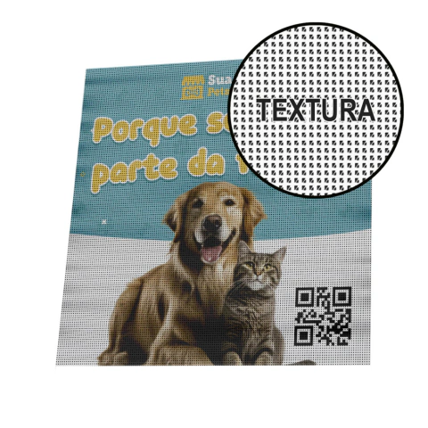 Lonas Wideprint Perfurada Metro Quadrado - 4x0