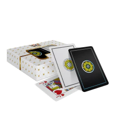 Baralho Duplo 108 Cartas Com Caixa Padrão Couchê 300g Com Laminação Fosca - 4x4