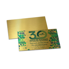 Convites Básico Gold Master 300g Sem Laminação e Sem Verniz Uv 50x50mm - 4x0 - comprar online