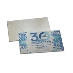 Convites Básico Pero Plus 300g Sem Laminação e Sem Verniz Uv 273x153mm - 4x0 - comprar online