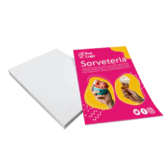 Panfletos, Flyers e Folhetos Couchê 90g Sem Verniz 100x140mm - 4x0 - comprar online