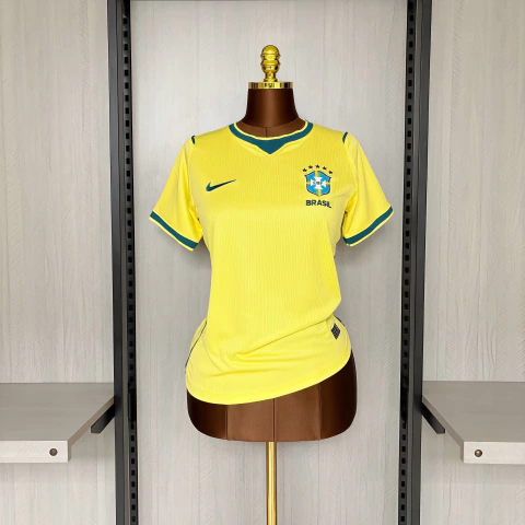 Camisa Feminina Brasil Home 2026