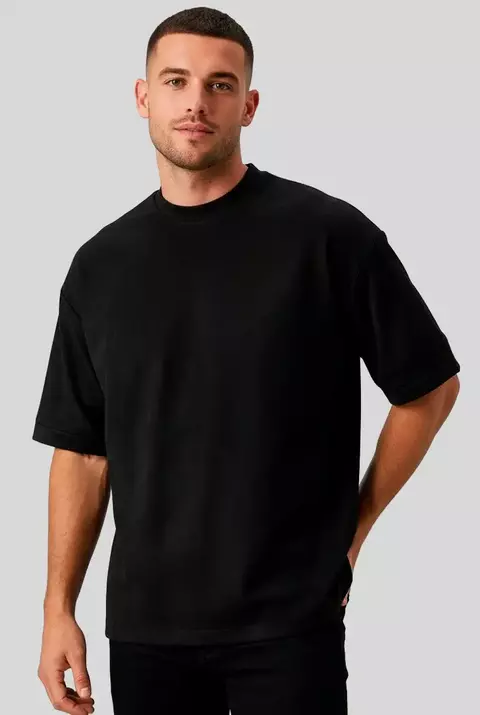 Camiseta Oversized Suedine Interlock Premium