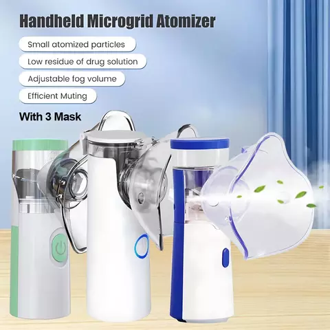Inálador mini portátil para adultos e crianças, nebulizador de névoa fria - comprar online