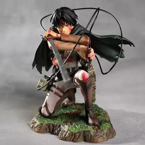 Anime Attack on Titan Figura Rival Ackerman Action Figure Ver. Levi PVC Action F