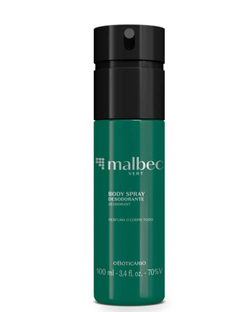 Body Spray Desodorante Malbec Vert 100Ml