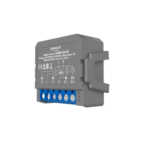 Módulo Smart Switch WiFi para Cortinas y Persianas 1A 220V Control Domótico
