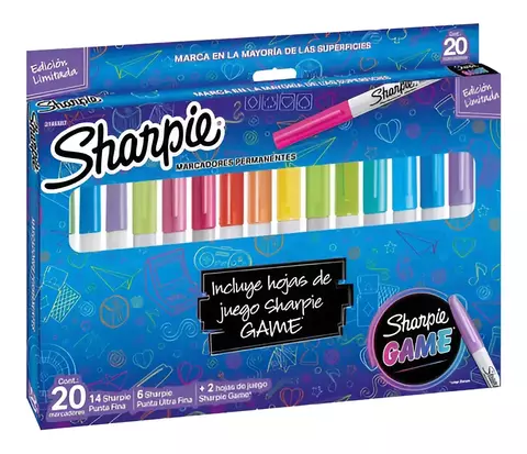 Set Sharpie Game x20u - comprar online