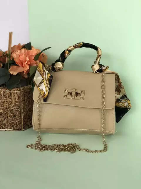 Bolsa Bloguerinha Juvenil Bege - comprar online