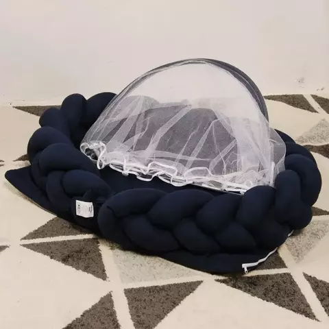 NINHO TRANCA REDUTOR LISO MARINHO SEM MOSQUITEIRO - comprar online