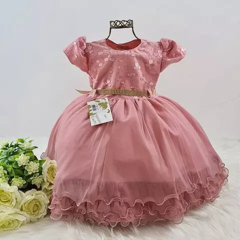 VESTIDO ROSE LUXO DAMINHASS - comprar online