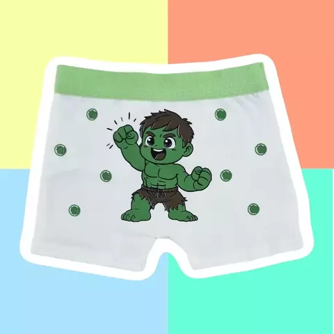 Cueca Box Infantil HULK - comprar online