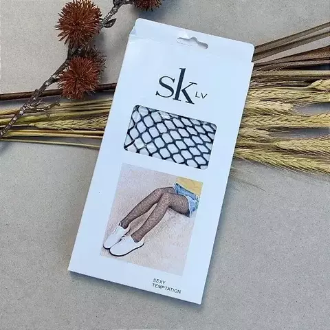 Meia Arrastão Preta - comprar online