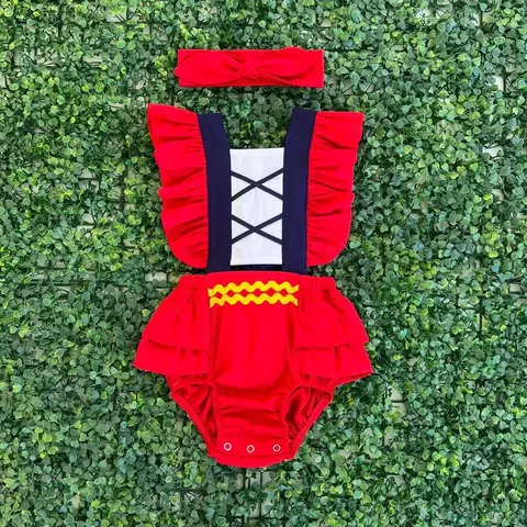 Jardineira Luxo Chapeuzinho Vermelho - comprar online