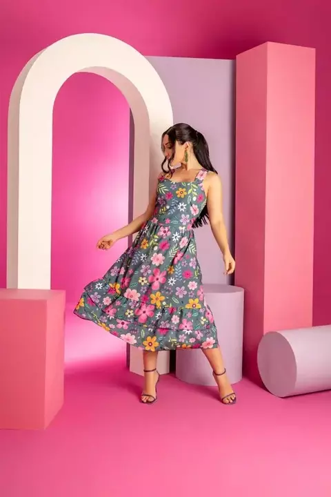 Vestido Mãe e Filha Flowers Verde Adulto - comprar online